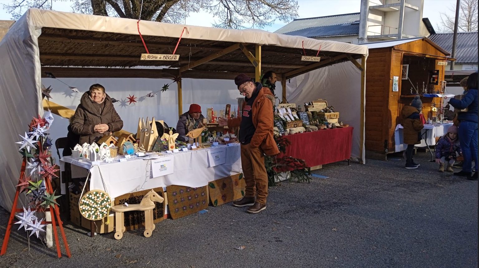 Marché de Noël d'Ussel 2022 : Merci - Fondation Jacques Chirac